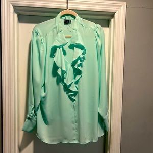 Kaari Blue Work Blouse